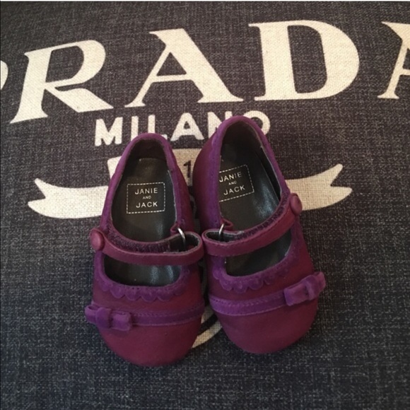 Janie and Jack Other - Purple infant shoes